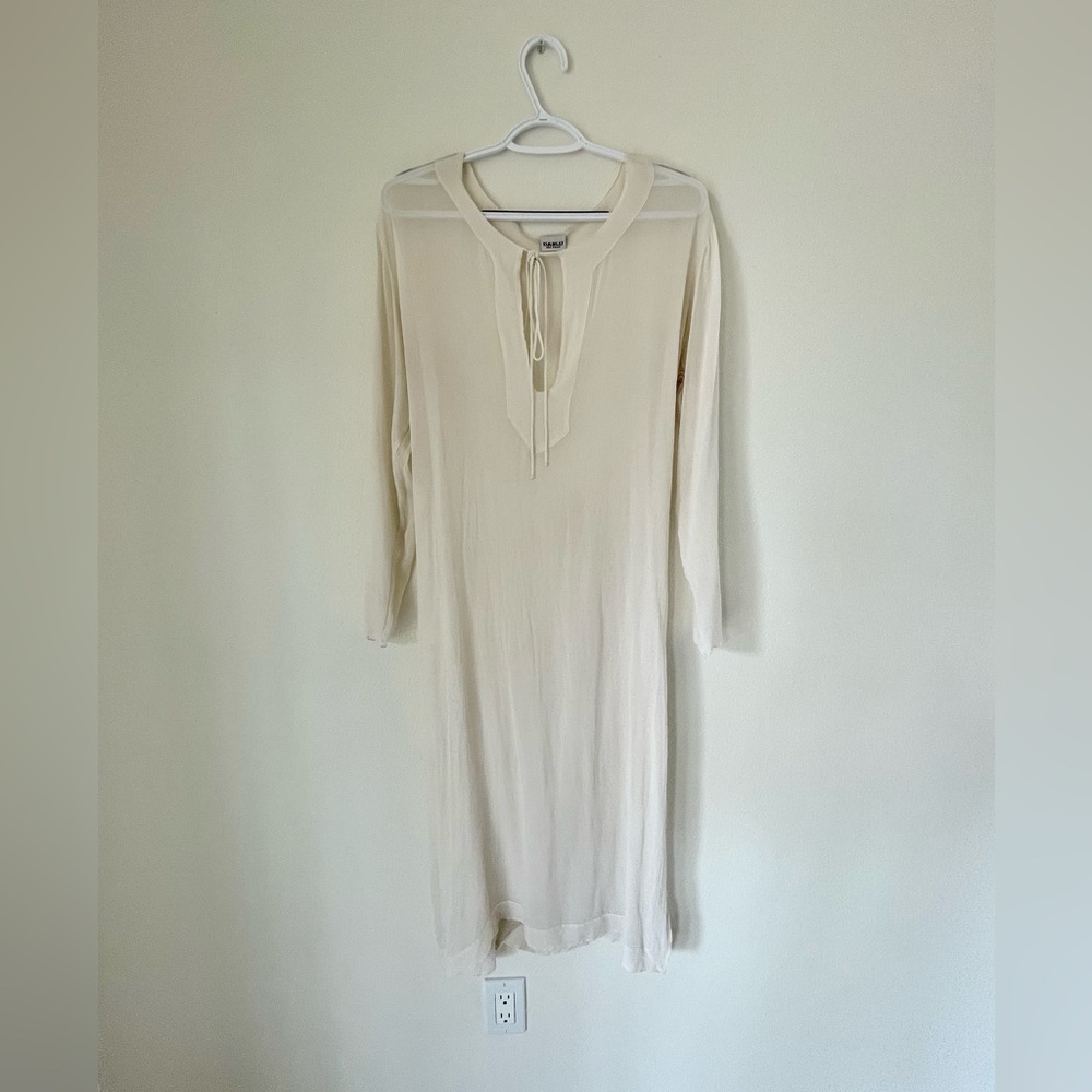 •Daslu sao paulo• long sheer tunic style dress